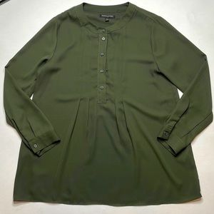 Banana Republic Pleated Tunic Blouse